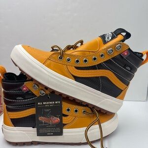 Vans Orange and Black Men's Boots